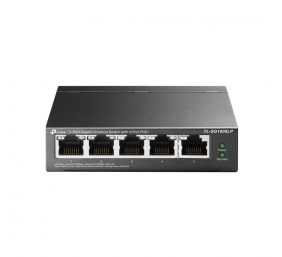 TP-Link TL-SG1005LP 5-Port Gigabit Desktop Šakotuvas su 4-Port PoE+