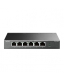 TP-LINK | Switch | TL-SF1006P | Unmanaged | Desktop | 10/100 Mbps (RJ-45) ports quantity 6 | 1 Gbps (RJ-45) ports quantity | SFP ports quantity | PoE ports quantity | PoE+ ports quantity 4 | Power supply type External | month(s)