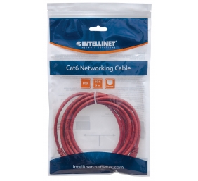 Goobay | CAT 5e patch cable, U/UTP | 68369 | Red RJ45 male (8P8C) | RJ45 male (8P8C)