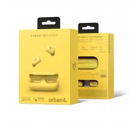 Energy Sistem Earphones Urban 4 True Wireless Vanilla In-ear, Wireless, Yellow