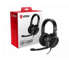 MSI Immerse GH30 V2 Gaming Headset, Wired, Black MSI | Gaming Headset | Immerse GH30 V2 | Gaming Headset