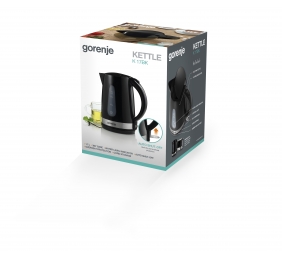 Gorenje | Kettle | K17BK | Standard | 2200 W | 1.7 L | Plastic/ metal | 360° rotational base | Black