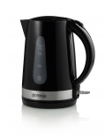 Gorenje Kettle K17BK Standard,  Plastic/ metal, Black, 2200 W, 360° rotational base, 1.7 L
