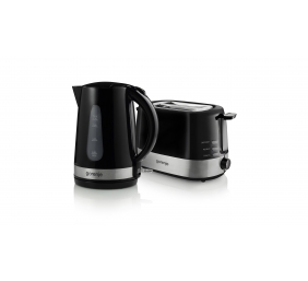 Gorenje | Kettle | K17BK | Standard | 2200 W | 1.7 L | Plastic/ metal | 360° rotational base | Black