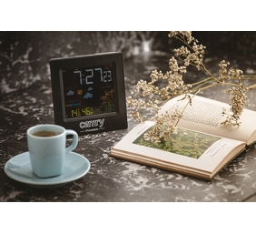 Camry | Weather station | CR 1166 | Black | Date display