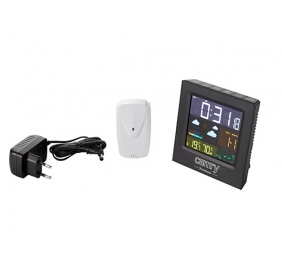 Camry | Weather station | CR 1166 | Black | Date display