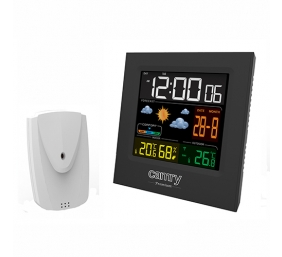Camry | Weather station | CR 1166 | Black | Date display