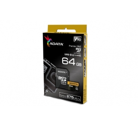 ADATA Premier ONE UHS-II U3 64 GB, MicroSDXC, Flash memory class 10, Adapter