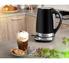 ETA | Kettle | ETA158790000 | With electronic control | 2200 W | 1.7 L | Stainless steel | 360° rotational base | Black