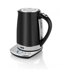 ETA Kettle ETA158790000 With electronic control 2200 W 1.7 L Stainless steel 360° rotational base Black