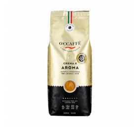 Kavos pupelės O’Ccaffe Crema e Aroma 100% Arabica 1 kg.