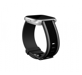 Fitbit  Versa-Lite Woven Hybrid Band, large, black/gray