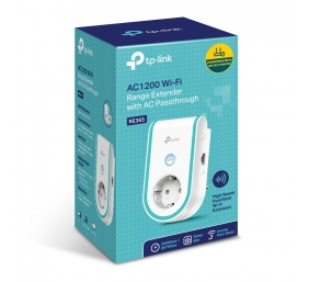 TP-LINK | Extender | RE365 | 802.11ac | 2.4GHz/5GHz | 300+867 Mbit/s | 10/100 Mbit/s | Ethernet LAN (RJ-45) ports 1 | MU-MiMO No | no PoE | Antenna type 2xExternal