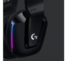 Logitech | Gaming Headset | G G733 | Wireless | Over-Ear | Noise canceling | Wireless | Black