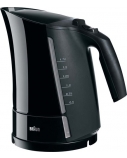 Braun | WK 300 | Standard kettle | 2200 W | 1.7 L | Plastic | 360° rotational base | Black