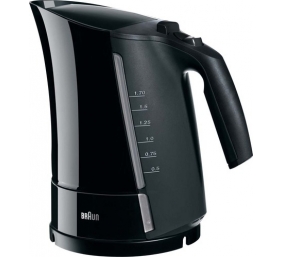 Braun | WK 300 | Standard kettle | 2200 W | 1.7 L | Plastic | 360° rotational base | Black