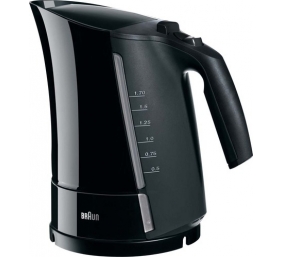 Braun | Kettle | WK 300 | Standard | 2200 W | 1.7 L | Plastic | 360° rotational base | Black