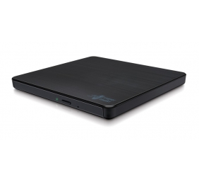 H.L Data Storage | Ultra Slim Portable DVD-Writer | GP60NB60 | Interface USB 2.0 | DVD±R/RW | CD read speed 24 x | CD write speed 24 x | Black | Desktop/Notebook