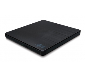 H.L Data Storage | Ultra Slim Portable DVD-Writer | GP60NB60 | Interface USB 2.0 | DVD±R/RW | CD read speed 24 x | CD write speed 24 x | Black | Desktop/Notebook