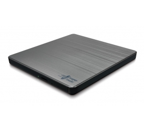 H.L Data Storage | Ultra Slim Portable DVD-Writer | GP60NS60 | Interface USB 2.0 | DVD±R/RW | CD read speed 24 x | CD write speed 24 x | Silver | Desktop/Notebook