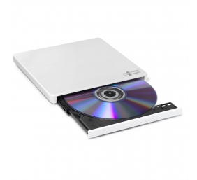 H.L Data Storage | Ultra Slim Portable DVD-Writer | GP60NW60 | Interface USB 2.0 | DVD±R/RW | CD read speed 24 x | CD write speed 24 x | White | Desktop/Notebook