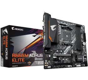 Gigabyte | B550M AORUS ELITE 1.0 | Processor family AMD | Processor socket AM4 | DDR4 DIMM | Memory slots 4 | Number of SATA connectors 4 x SATA 6Gb/s connectors | Chipset AMD B | Micro ATX