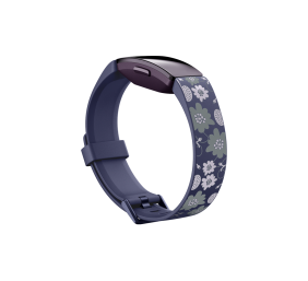 Fitbit Inspire Print Accessory Band, small, bloom