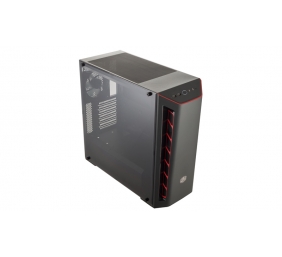 Cooler Master MasterBox MB510L Black, Red trim, ATX, Micro ATX, Mini ITX, Power supply included No