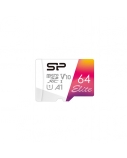 Silicon Power | microSDHC UHS-I Memory Card | Elite | 64 GB | microSDHC/SDXC | Flash memory class 10