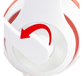Gembird | Stereo Headset | MHS 03 WTRD | 3.5 mm | White with Red Ring | Headset