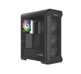 GENESIS IRID 505 ARGB Pc case, Midi tower, 2xUSB 3.0, 2xUSB 2.0, 2x Jack, Black | Genesis
