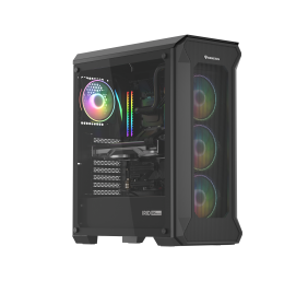 GENESIS IRID 505 ARGB Pc case, Midi tower, 2xUSB 3.0, 2xUSB 2.0, 2x Jack, Black | Genesis