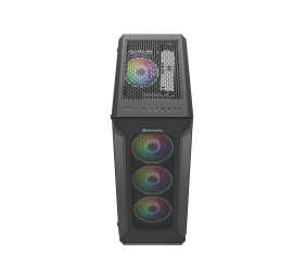 GENESIS IRID 505 ARGB Pc case, Midi tower, 2xUSB 3.0, 2xUSB 2.0, 2x Jack, Black | Genesis