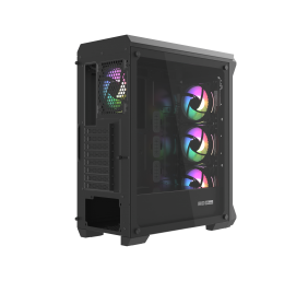 GENESIS IRID 505 ARGB Pc case, Midi tower, 2xUSB 3.0, 2xUSB 2.0, 2x Jack, Black | Genesis