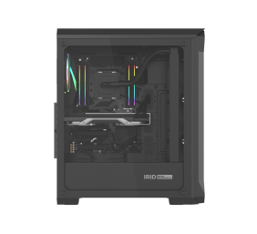 GENESIS IRID 505 ARGB Pc case, Midi tower, 2xUSB 3.0, 2xUSB 2.0, 2x Jack, Black | Genesis