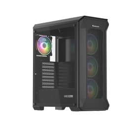 GENESIS IRID 505 ARGB Pc case, Midi tower, 2xUSB 3.0, 2xUSB 2.0, 2x Jack, Black | Genesis