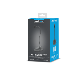 Natec | Microphone | NMI-1563 Girafee 2 | Black | Wired