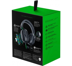 Laidinės žaidimų ausinės Razer RZ04-03240100-R3M1 BlackShark V2 X Žalia/Juoda