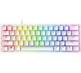 Razer Huntsman Mini Laidinė žaidimų klaviatūra RGB LED, US, Purple Switch, Mercury White
