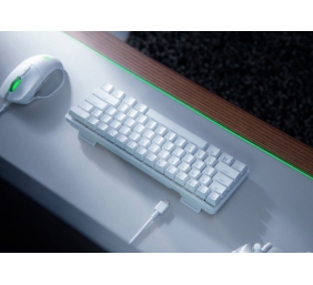 Razer Huntsman Mini Laidinė žaidimų klaviatūra, US, Balta, Linear Optical Switch