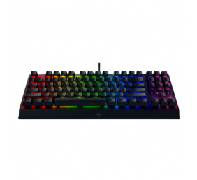 Razer Blackwidow V3 Tenkeyless Laidinė žaidimų klaviatūra, RGB LED, USB, US, Green Switch, Juoda