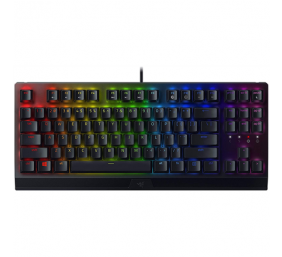 Razer Blackwidow V3 Tenkeyless Laidinė žaidimų klaviatūra, RGB LED, USB, US, Green Switch, Juoda