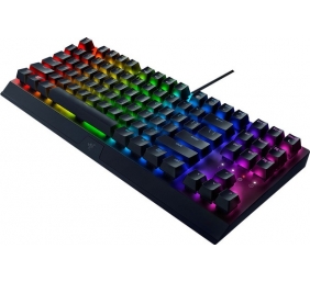 Razer Blackwidow V3 Tenkeyless Laidinė žaidimų klaviatūra, RGB LED, USB, US, Green Switch, Juoda