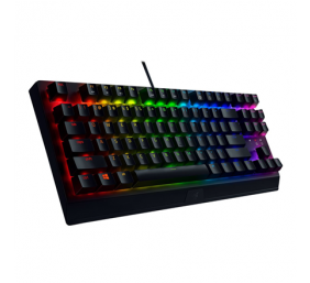 Razer Blackwidow V3 Tenkeyless Laidinė žaidimų klaviatūra, RGB LED, USB, US, Green Switch, Juoda