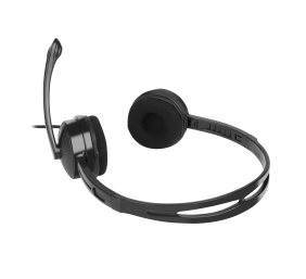 Natec | Headset | Canary Go | Wired | On-Ear | Microphone | Noise canceling | Black