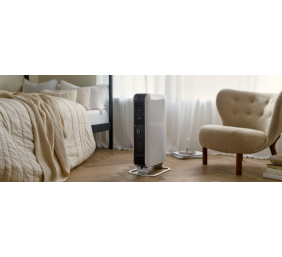 Mill | Heater | AB-H1000MEC | Oil Filled Radiator | 1000 W | Number of power levels 3 | Suitable for rooms up to 12-16 m² | White
