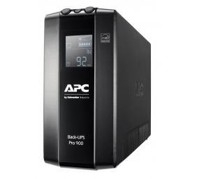 Schneider Electric APC Back-UPS Pro, Tower, 6x IEC C13 outlets, AVR, LCD, user-replaceable battery | BR900MI | 900 VA | 540 W | 230 V