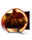 AOC | Curved Gaming Monitor | C32G2ZE | 31.5 " | VA | FHD | 16:9 | 240 Hz | 1 ms | 1920 x 1080 | 300 cd/m² | Headphone out (3.5mm) | HDMI ports quantity 2 | Black | Warranty 36 month(s)
