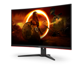 AOC | Curved Gaming Monitor | C32G2ZE | 31.5 " | VA | FHD | 16:9 | 240 Hz | 1 ms | 1920 x 1080 | 300 cd/m² | Headphone out (3.5mm) | HDMI ports quantity 2 | Black | Warranty 36 month(s)