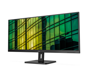 AOC | Office Monitor | Q34E2A | 34 " | IPS | 21:9 | 75 Hz | 4 ms | 2560 x 1080 | 300 cd/m² | Headphone out (3.5mm) | HDMI ports quantity HDMI x 2 | Black | Warranty 36 month(s)